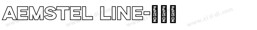 Aemstel Line字体转换